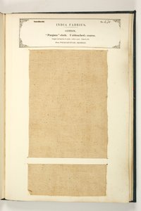 Punjum Cloth, Vizagapatam, Madras, from The Collection of the Textile Manufacturers of India, by John Forbes Watson, published in 1866 by Indian School