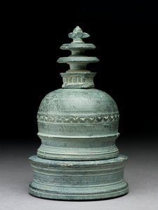 Reliquary in the Form of a Stupa by Indian School