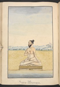Sarabhanga, a hermit visited in the forest by Rama and Sita by Indian School