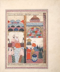 Scene in a bath house