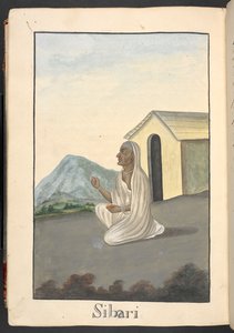 Shabari, a tribal woman and devotee of Rama by Indian School