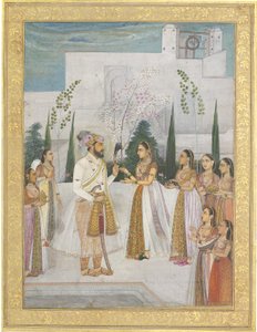 Shah Jahan Presents Jewels to a Princess