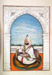 Sirdir Ajit Singh, from The Kingdom of the Punjab, its Rulers and Chiefs, volume I by Indian School