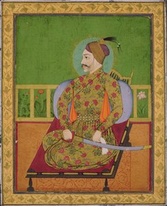 Sultan Abdullah Qutubshah of Golconda (reg.1626-72) Deccan, Mughal, c.1640 by Indian School