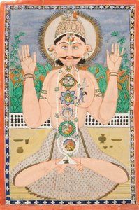 The Subtle Body and the Chakras, Punjab Hills, c.1850