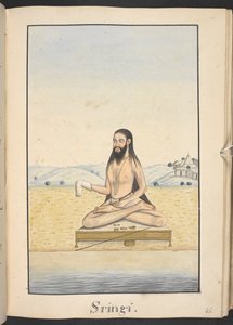 The sage, Sringi by Indian School