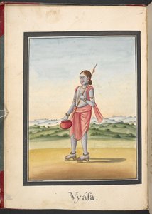 The sage, Vyasa, traditional author of the 