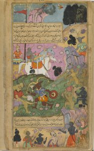 Vibhisana exhorts the monkeys to complete their victory over the raksasas by slaying Indrajita and his forces
