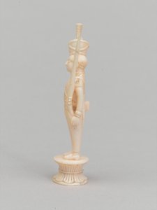 White Pawn, Chess Piece, India, 1820 circa by Indian School