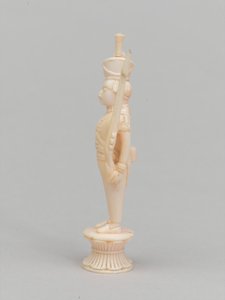White Pawn, Chess Piece, India, 1820 circa by Indian School