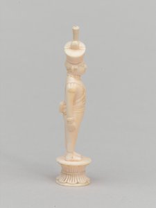 White Pawn, Chess Piece, India, 1820 circa by Indian School