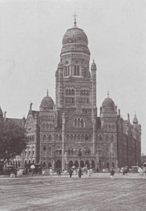 Bombay / Mumbai: The Municipal Office by Indian photographer