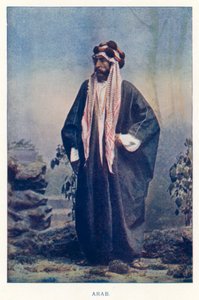 Indian Natives: Arab (colored photo)