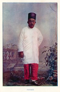 Indian Natives: Parsee (colored photo)