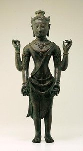 Figure of Vishnu, from Java by Indonesian School