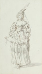 Chloris: alternative sketch for Henrietta Maria, c.1631
