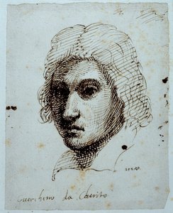 Drawing of Guercino