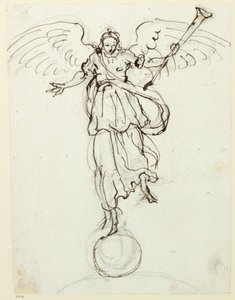 Fame, preliminary sketch, c.1631