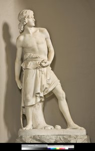 David with the Sling, 1858
