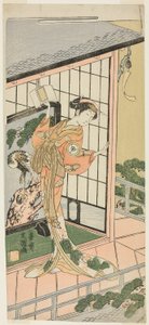 The Actor Iwai Hanshiro IV as Okaru in Act Seven of the Play Chushingura, Performed at the Morita Theater from the Third Day of the Fourth Month, 1769