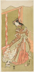 The Actor Nakamura Noshio I as the Third Princess (Nyosan no Miya) in the Play Fuki Kaete Tsuki mo Yoshiwara (Rethatched Roof: The Moon also Shines Over the Yoshiwara Pleasure District), Performed at the Morita Theater from the First Day of the Eleventh Mo by Ippitsusai Bunchō