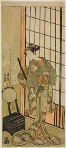 The Actor Segawa Kikunojo II as Princess Hitomaru in the Play Soga Moyo Aigo no Wakamatsu, Performed at the Nakamura Theater in the First Month, 1769
