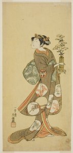 The Actor Yamashita Kyonosuke I in a Female Role