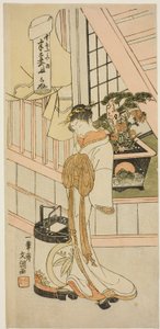 The Courtesan Handayu of the Nakaomiya House of Pleasure, from the series 