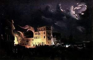 Night festival in Venice