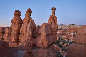 A landscape at Bryce Canyon National Park, Utah, 2020