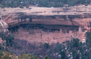 Cliff Palace in Mesa Verde National Park Located in the Southwestern Corner of the United States by Ira Block