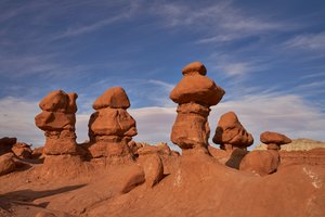 Rock Formations in Goblin Valley State Park in Utah, 2020