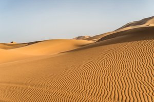 Sand dunes in the Erg Chebbi in southeastern Morocco, 2014 by Ira Block