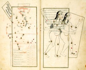 The Constellation Gemini from the Book of Fixed Stars by Al-Sufi