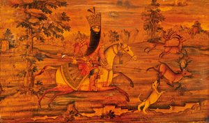 Detail (Qajar casket)