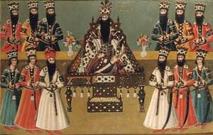 Fath Ali Shah and His Immediate Courtiers