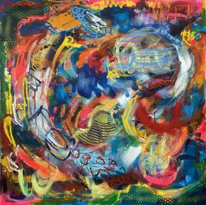 Vibrant Dynamic Abstract