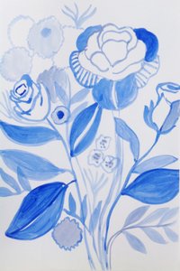 Serene Blue Blooms