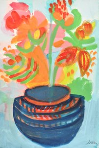 Vibrant Abstract Flowers