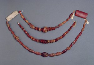 Three Strings of Beads from Hallstatt, Austria, 700-500 BC