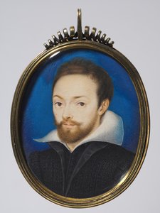 Portrait of a Man by Isaac (after) Oliver