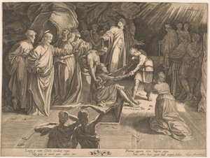 Raising of Lazarus by Isaac Duchemin