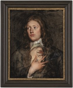 Portrait of a Gentleman, Bust-Length, with a Further Portrait Beneath by Isaac Fuller