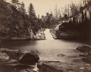Lula Lake, Upper Falls, Lookout Mountain, Georgia by Isaac H. Bonsall