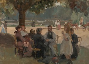 In the Bois de Boulogne near Paris