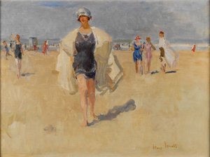 Lady on the Beach at Viareggio