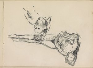 Two Studies of a Reclining Female Nude by Isaac Israels