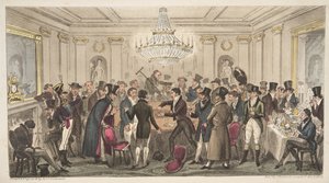 Interior of a Modern Hell - vide. The Cogged Dice, from The English Spy by Isaac Robert Cruikshank