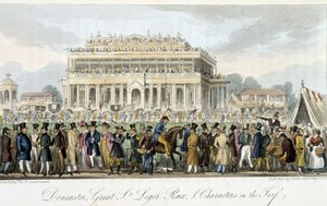 The Saint Leger Prize at Doncaster (the races) - in 