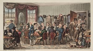 The Bags, Mens Banquet at the Bell Inn, Cheltenham, from The English Spy